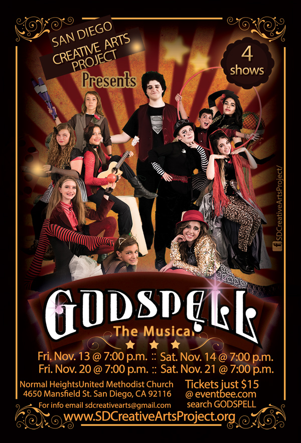 poster for Godspell